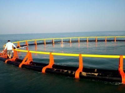 Aquaculture Floating Marine Circular HDPE Fishing Cage in Deep Sea