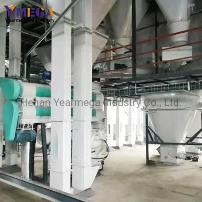 Automatic Animal Feed Production Machine Line Poultry Chicken Pig Cattle Feed Plant