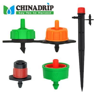 Drip Irrigation System Plastic Online Button PC Dripper Similar Netafim for Farming Agriculture Irrigation