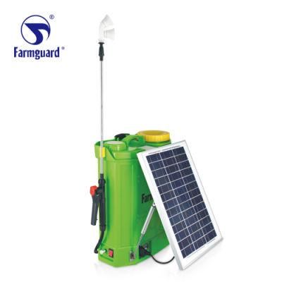 China Cheap 16liter Large Capacity Rechargeable Li-ion Battery Garden Tool Solar Power Sprayer