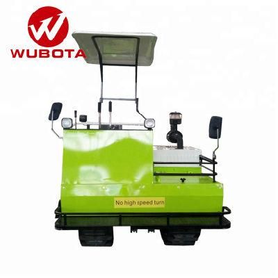 Wubota Machinery Paddy Water Field Use Crawler Rubber Track Cultivator for Sale in Indonesia