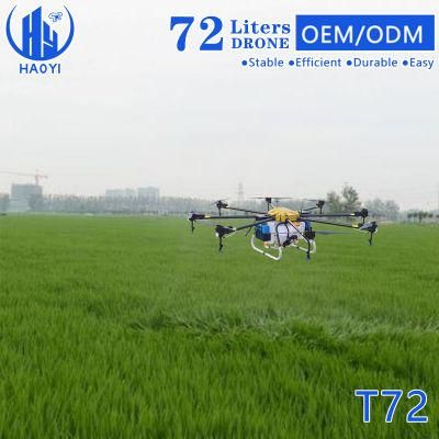 72L Folding Drone for Pesticide Spraying Fertilizer Spreading