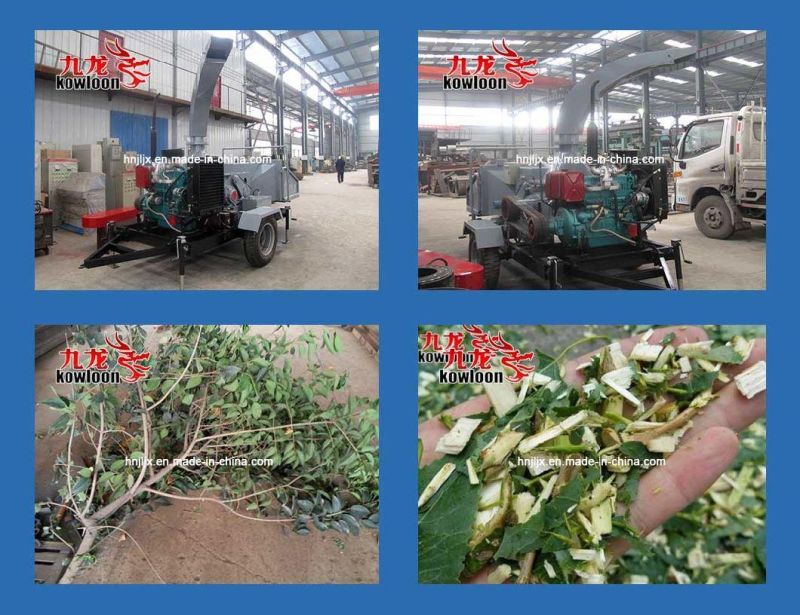 Diesel Engine Type Mobile Wood Chipper