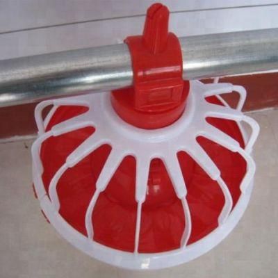 China Chicken House Poultry Broiler Pan Feeding Line System