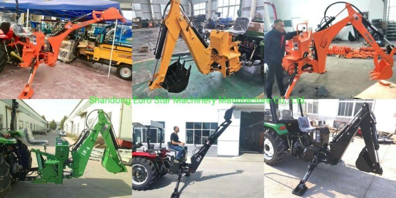 Mini 9HP Backhoe for Farm Work Excavators Small Towable Excavator Small 2 Wheel Digging Machine Gasoline and Deisel Engine Power Digger ATV-9 China