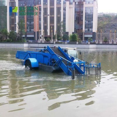 Big Capacity Water Hyacinth Harvesting Machinery/Aquatic Weed Harvester for Sale