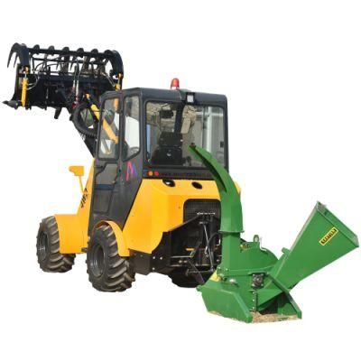 Forestry Equipment Hydraulic Log Wood Chipper for Loader and Tractor