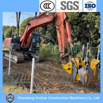 CE Certification Excavator Backhoe Loader with Tree Spade for Sale Low Price