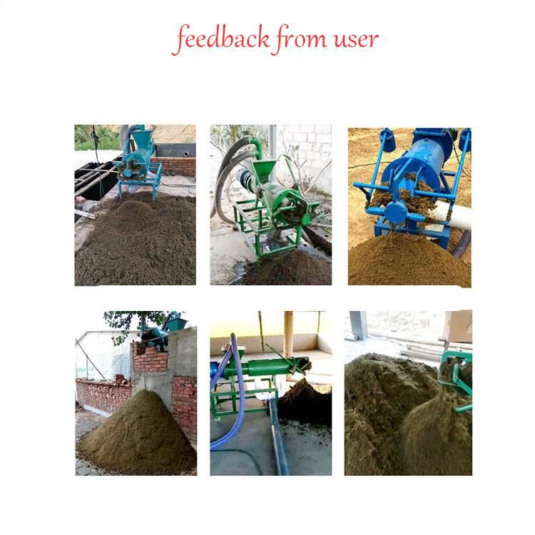 Farming Equipment Excrement Sludge Dry and Wet Separator Cow Dung Machine Manure Dewatering Machine