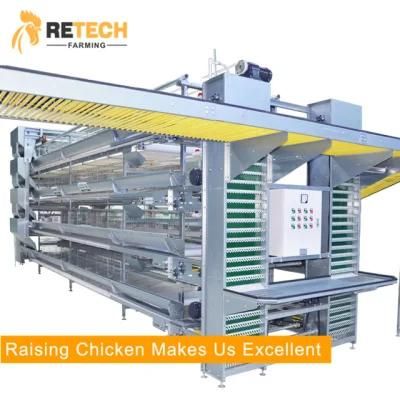 Automatic poultry layer battery cages