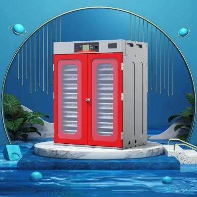 New 1000 Egg Hatcher Machine Water Heater Thermostat Roller Type Incubator with Chinese Red Color