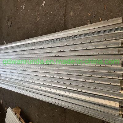 Hot DIP Galvanized Steel Angle Convey Roller Rail Can Be Equipped with Rollers for Products Convey Useage