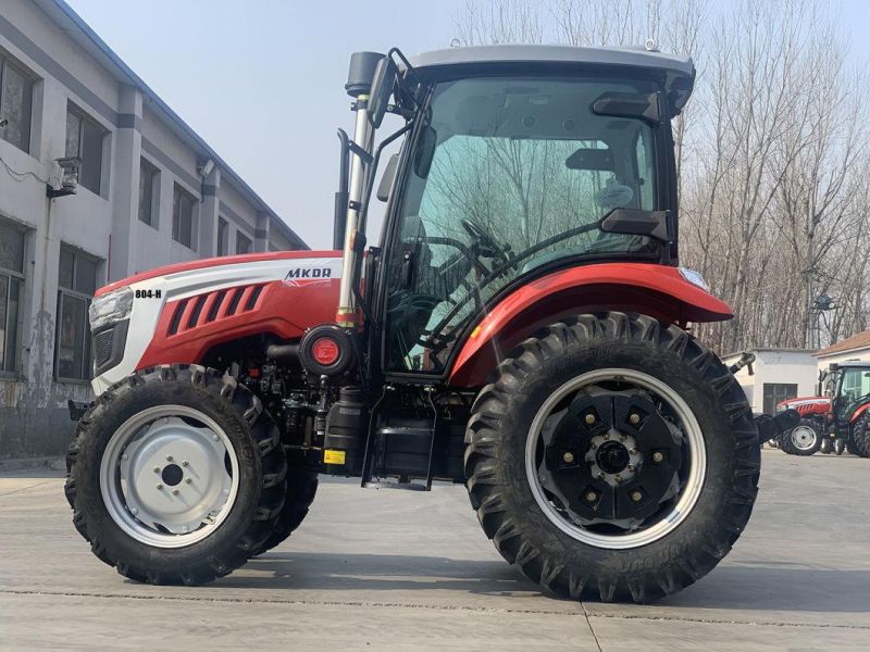 China Wholesale Strong Design 80HP Small Agricultural Tractor for Low Price