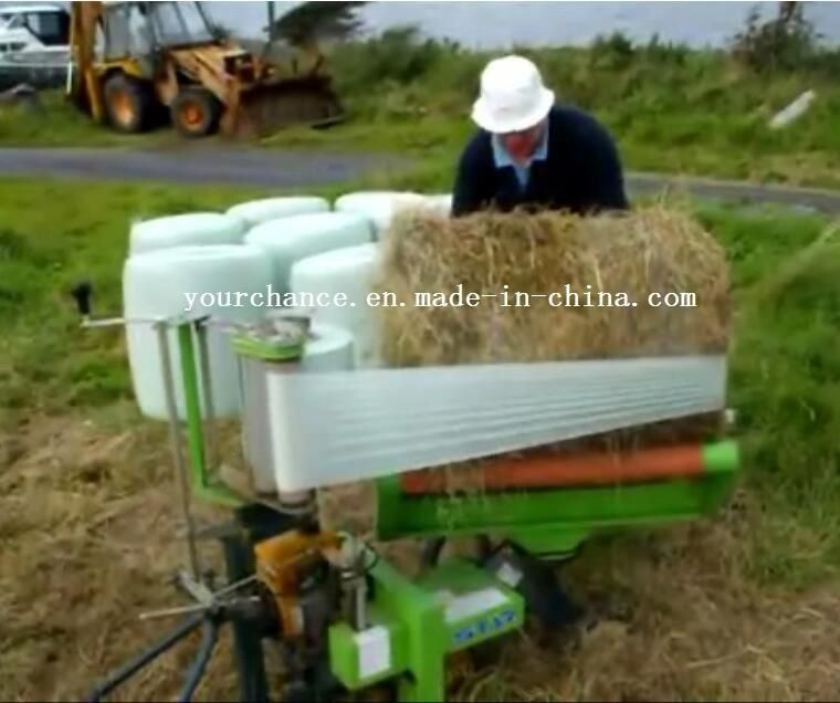 High Quality Bw0810 Round Hay Bale Wrapper with 6HP Gasoline Engine for Sale
