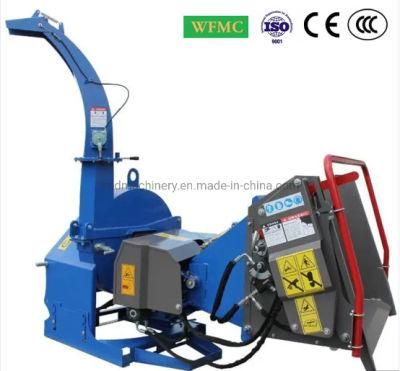 CE Standard Safety Wood Chipping Machine Self-Contained Hydraulic Power System Wood Crusher 5 Inches Bx52r