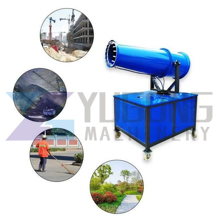 Dust Suppression Misting Cannon 30m 100m Water Mist Sprayer Fog Cannon Machine