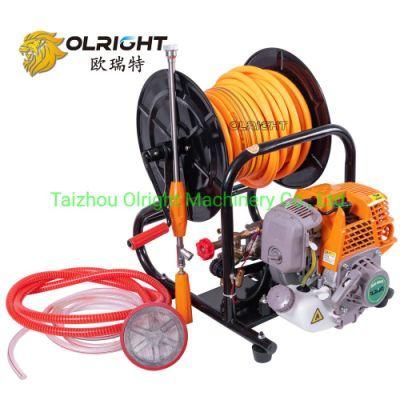 Portable Power Sprayer with 2 Stroke Recoil Start Gasoline Engine for Agricutural Irrigation