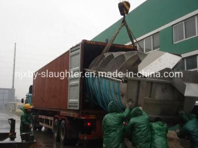 Slaughter Equipment Chicken Screw Water Chiller Pre-Chilling Machine