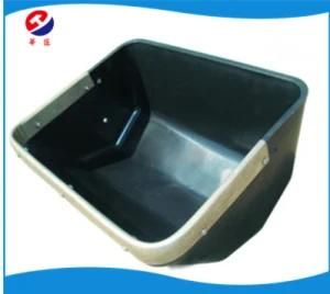 Pig Farm Use Plastic Feeders for Pigs Plastic Sow Feeder with Stainless Edge Free Sample