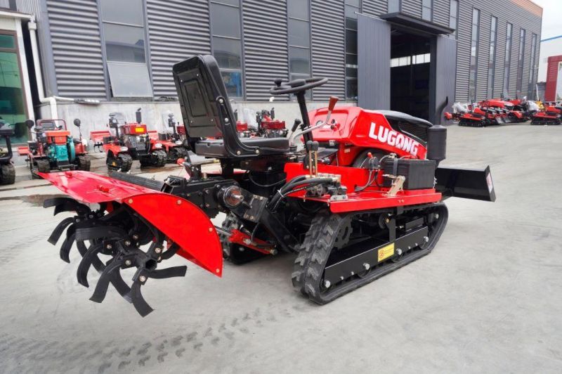 Agriculture Lugong Deep Rotary Tiller Lx35 with Seat Agricultural CE Approved in Hot Sale