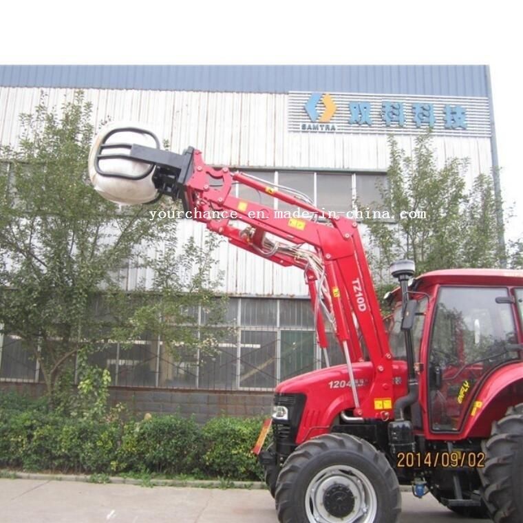 Tip Quality China Bale Grab Bg15 Heavy Duty Big Round Bale Grab in Max 1.8m Grabbing Diameter 1400kg Grabbing Weight for 110-180HP Tractor Front End Loader