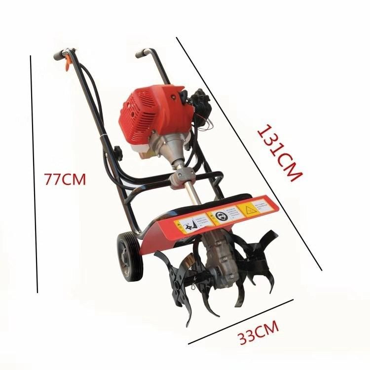 Powerful Tiller for Loosing Soil Before Planting on The Farm Land Convenient Farm Tools