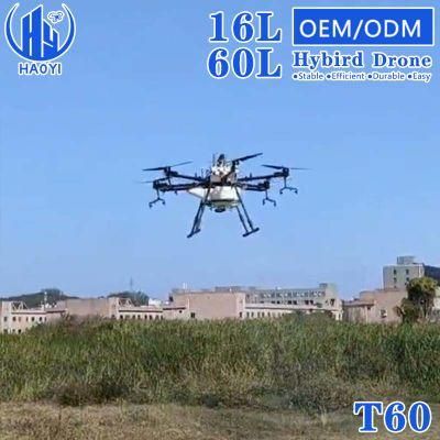 16 60 Kg Payload Hybird Crop Spraying Drone for Farming Plant Protection