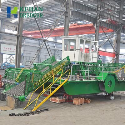 Lake Water Hyacinth Floating Weed Harvester Vessel