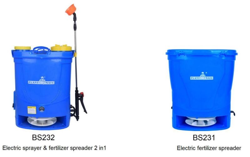 23L Plastic Agriculture Battery Electric Knapsack Backpack Granular Fertilizer Applicator Spreader