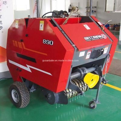 Round Hay Baler Mini Large Small Square Grass Silage Straw Packing Machine