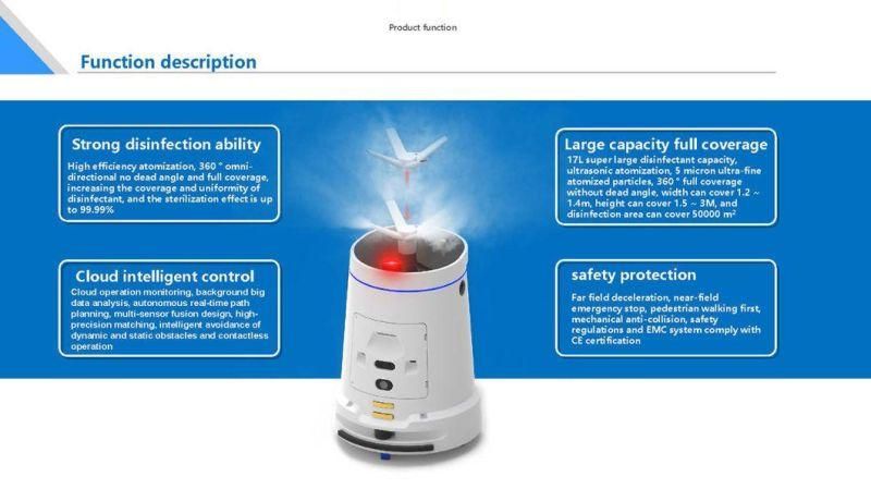 OEM Custom Wholesale Disinfection Robot Fogging Fogger Machine