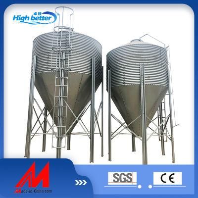 Hot DIP Galvanized Steel Poultry Feed Silos