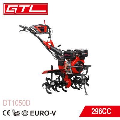 Luxury Models Power Tiller Diesel Rotary Cultivator with Cast-Iron Gearbox (DT1050D)