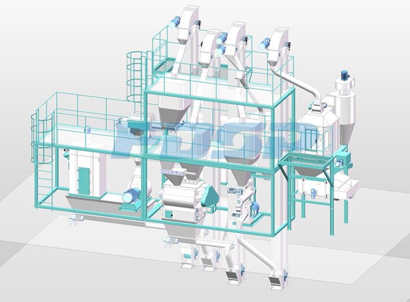 Duck Rabbit Pellet Feed Production Plant for Sale