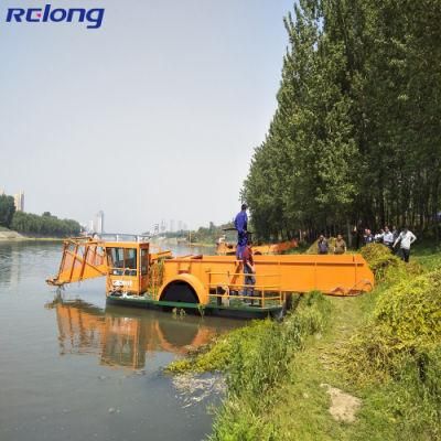 Aquatic Floating Weed Grass Plant Harvester Trash Skimmer Boat