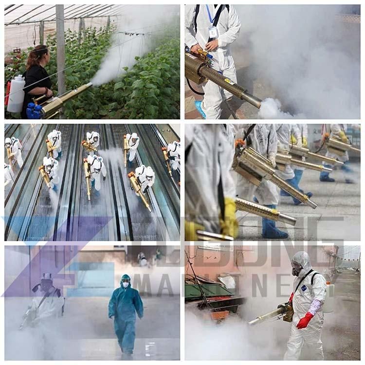 Water Mist Cannon Sanitizer Fog Sprayer Cannon Spraying Fogging Machine