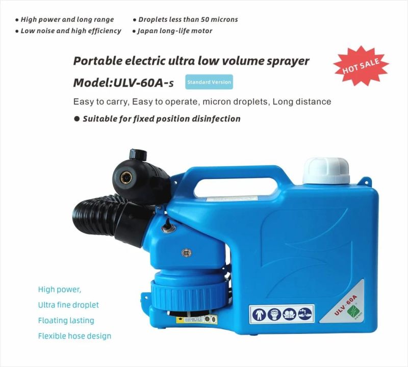 OEM Custom Wholesale Ultra Low Volume Power Aerosol Ulv Sprayer 60as