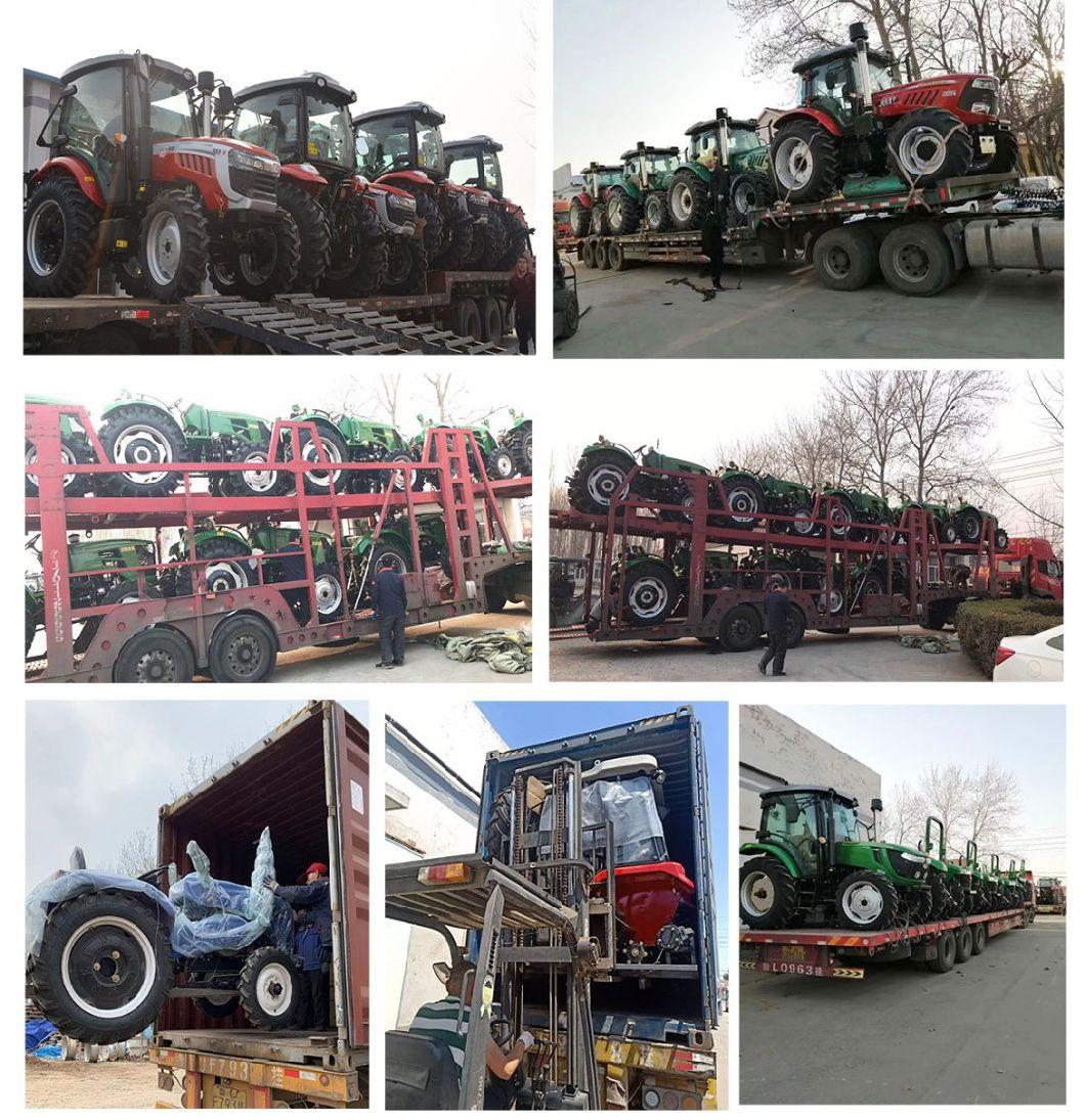 Good Helper for Farm Work 90HP Wheat Field/Farm/Orchard/Hilly Four-Wheel Drive Medium Tractor with Cab