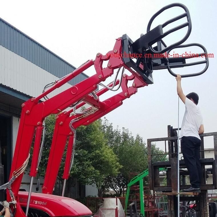 Factory Supply High Quality Quick Hitch Type Hydraulic Bale Grab for Tractor Front End Loader