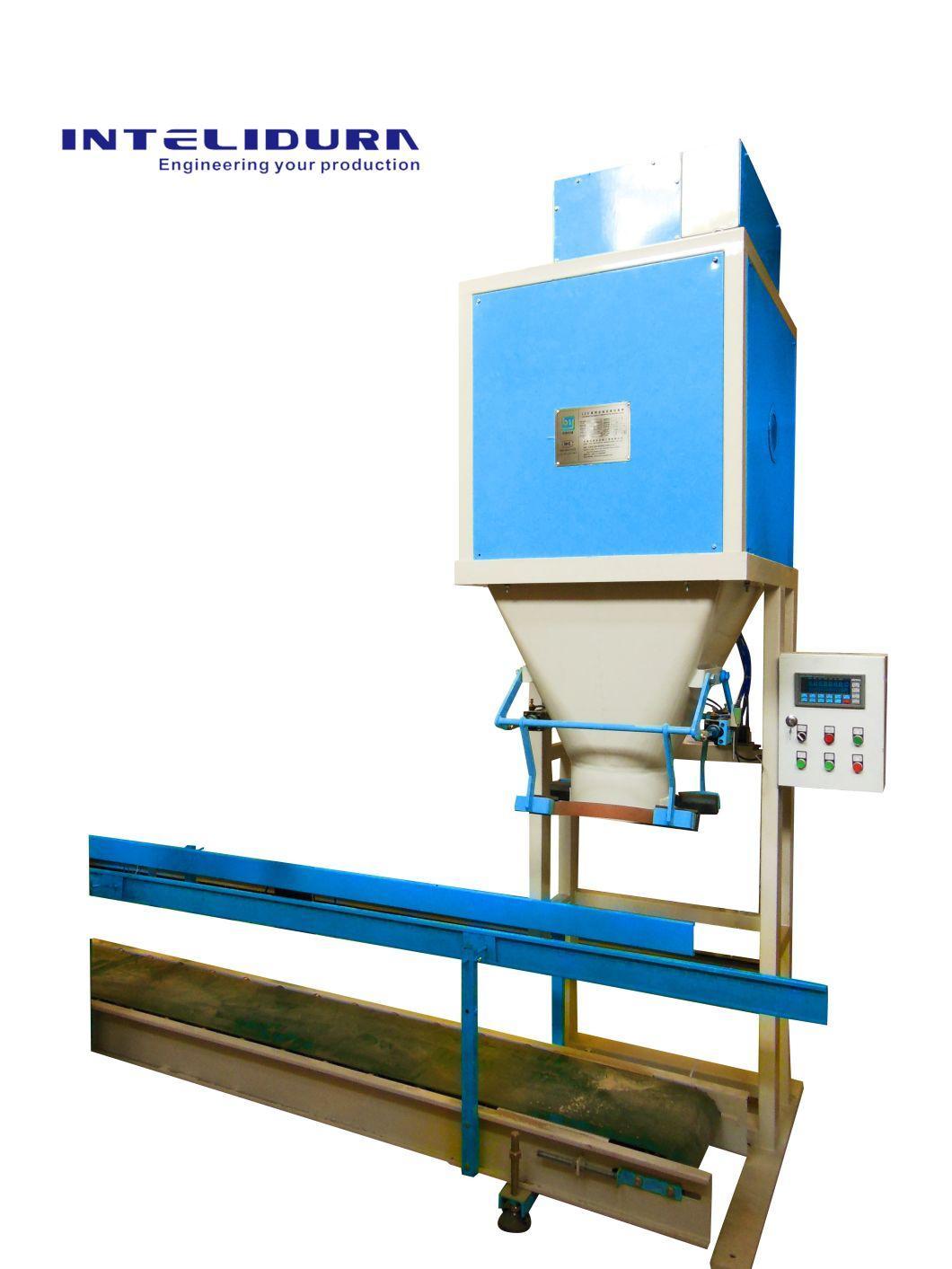 Automatic Powder Granuel Pellet Feed Sack Packing Bagging Machine for Feed Plant Packing