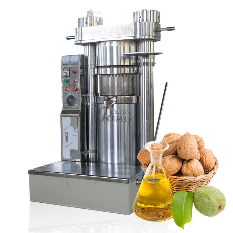 Commercial Oil Press Machine Nuts Oil Extractor Machine Hydraulic Cold Oil Extractor Sunflower Seeds Coconut Oil Extraction Equipment