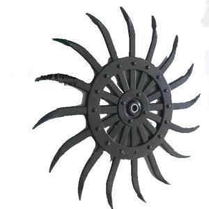 Agriculture Equipment Hoe Harrow Rotary Teeth Black Wheel Tiller