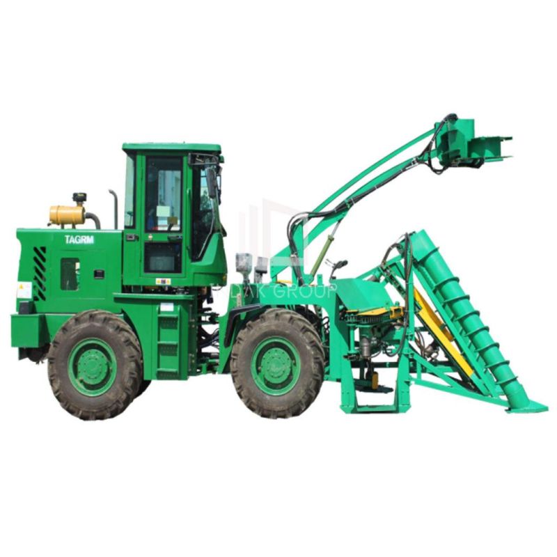 High Efficient Gzsh-15 Series Sugarcane Harvester with 4WD Driving System