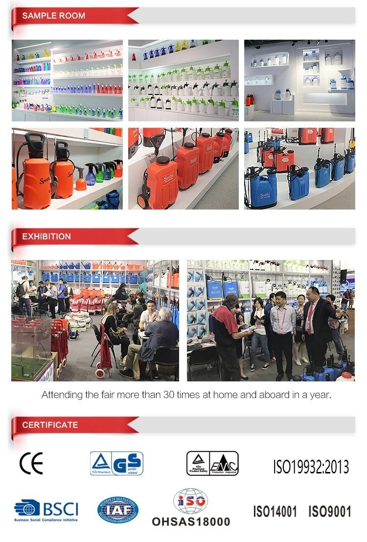 Carefully Crafted Agriculture Manual Knapsack Hand Pressure Sprayer with Plastic Pump
