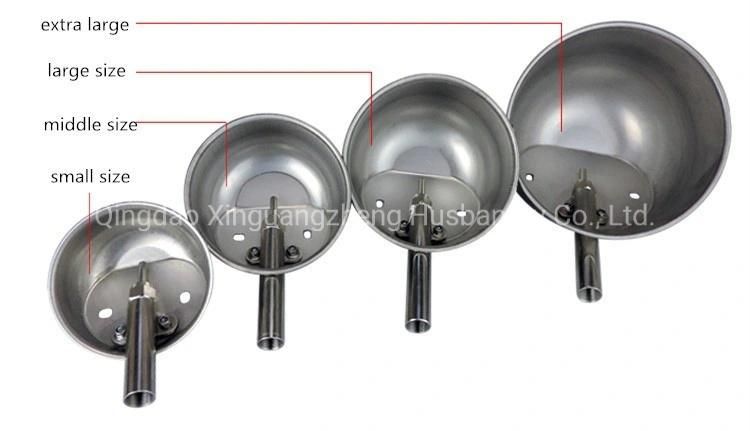 Stainless Steel Pig Drinker Waterer Water Bowl Automatic Large