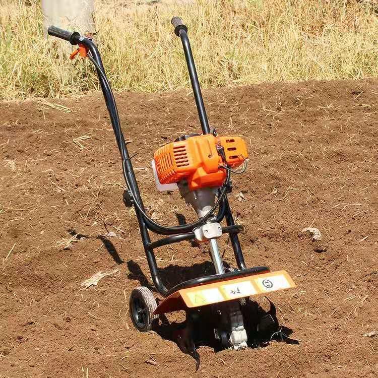Powerful Tiller for Loosing Soil Before Planting on The Farm Land Convenient Farm Tools