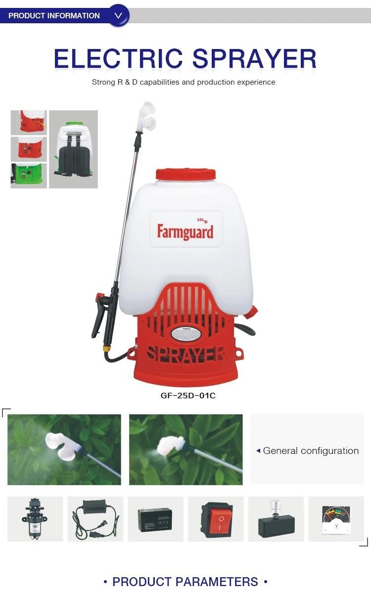 25L CE Approved 2020 New 16L Garden Tool 2 in 1 Power Agriculture Backpack Mist Pressure Sprayer for Battery and Hand