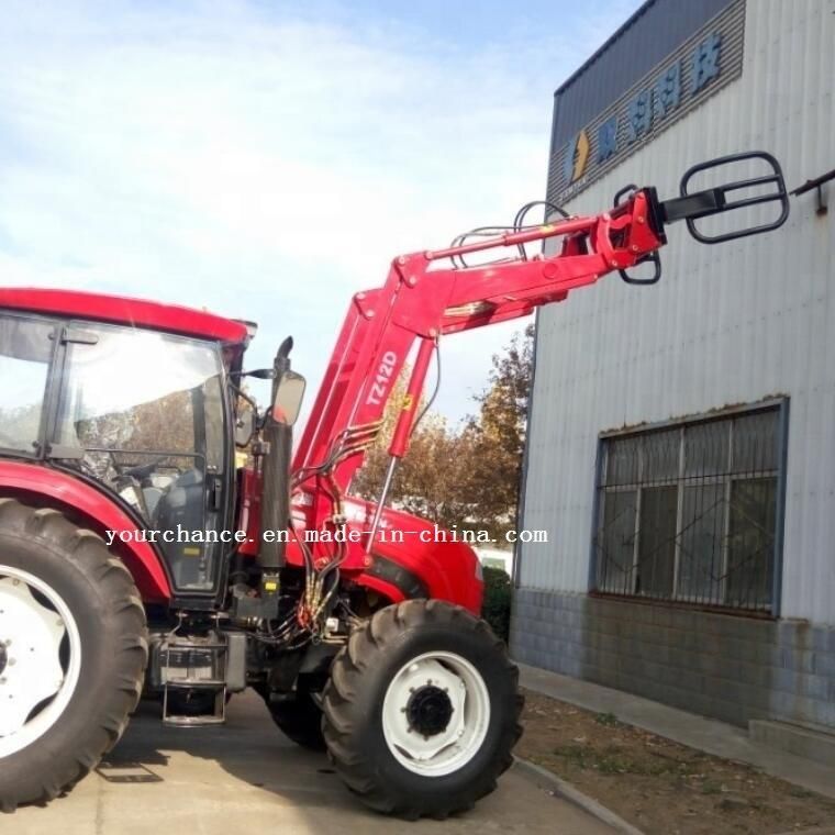 Hot Sale Farm Lifting Equipment 25-180HP Tractor Front End Loader Mounted Bale Grab for Grabbing 0.5-1.8m Diameter 400-1400kgs Round Hay Bale