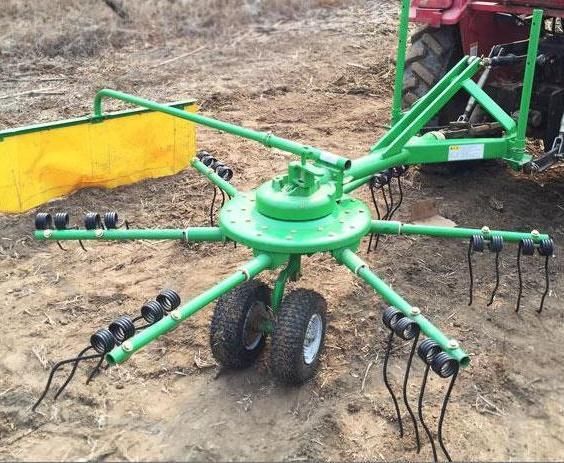 Tractor Mounted Rotary Hay Rake with 540 Pto