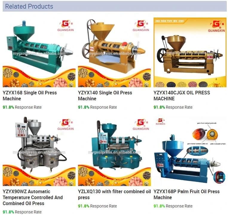 G130wk Cooking Oil Mill Machinery Oil Presser Machine